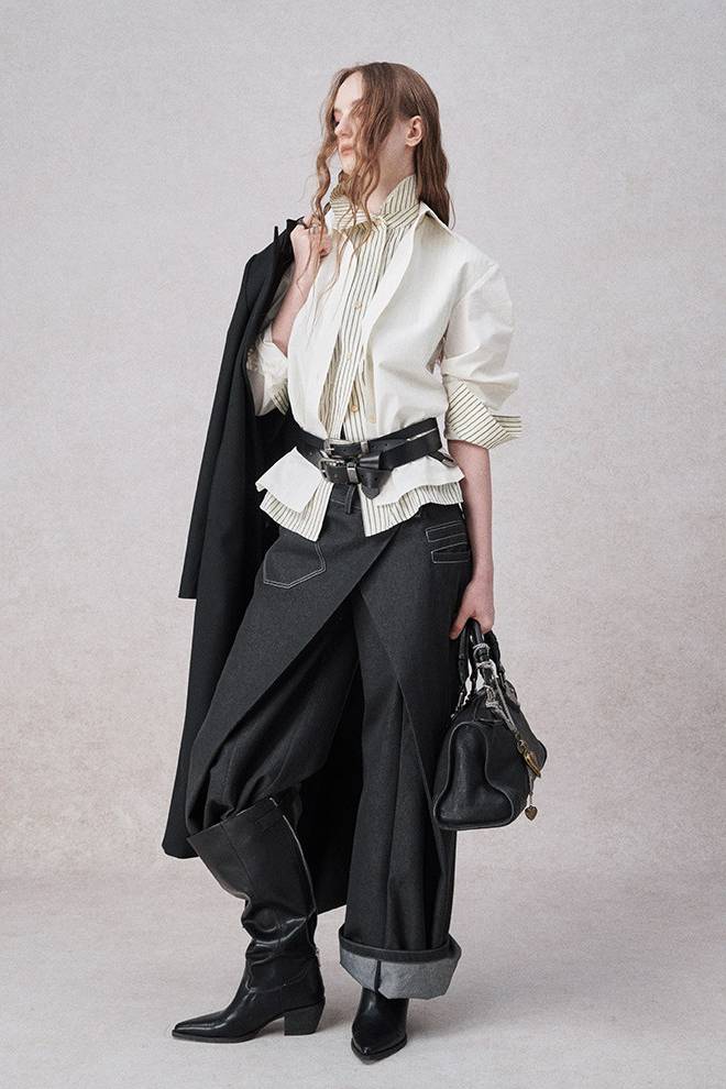 Double Collar Panel Shirt