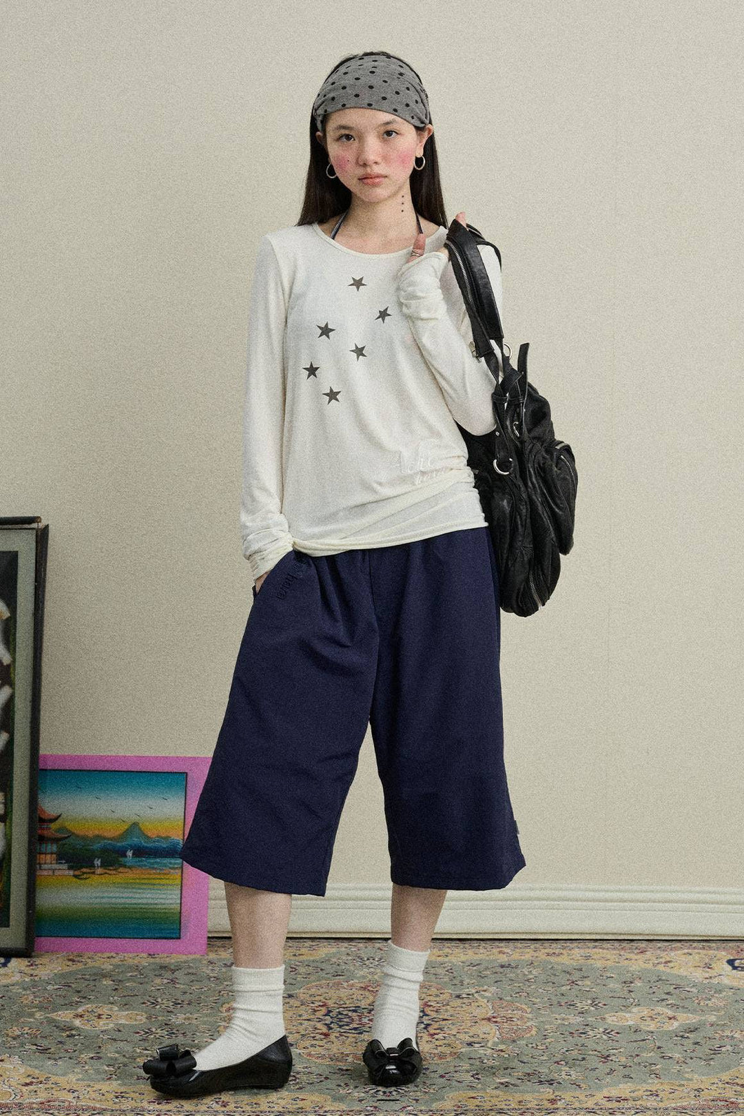 Star Line Long Sleeve Top