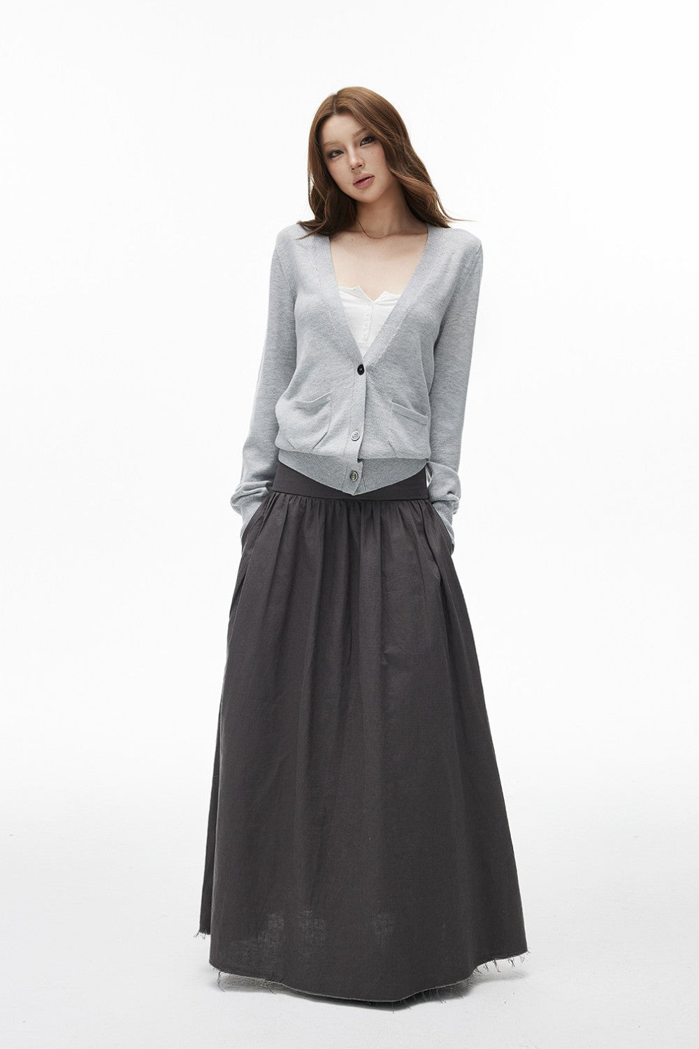Cloud V-Neck Knit Cardigan