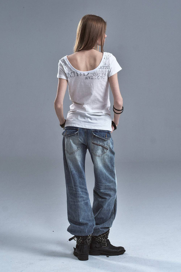 Soft Washed Print Tee