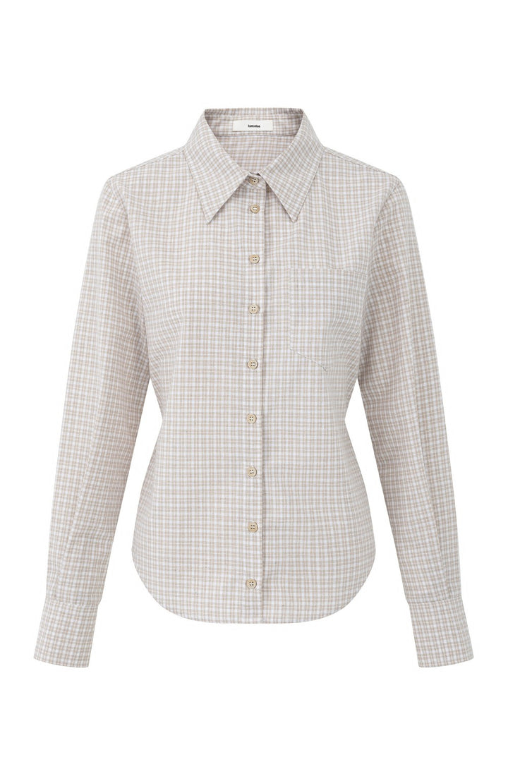 Chloe Classic Check Blouse