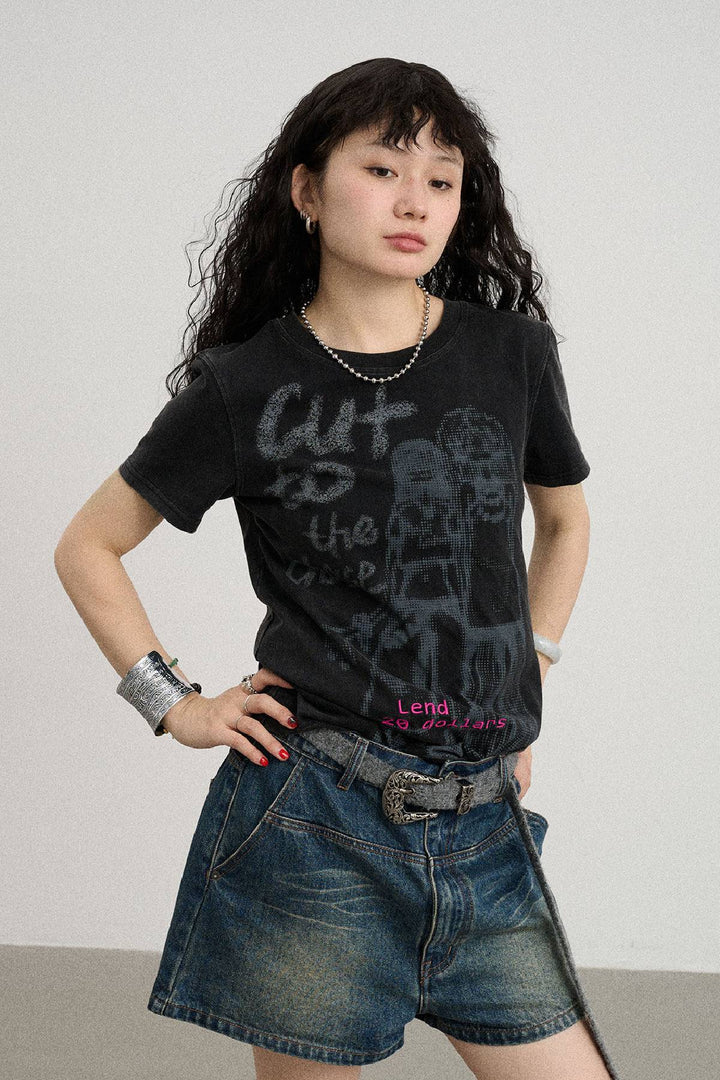 Faded Replay Girl Tee