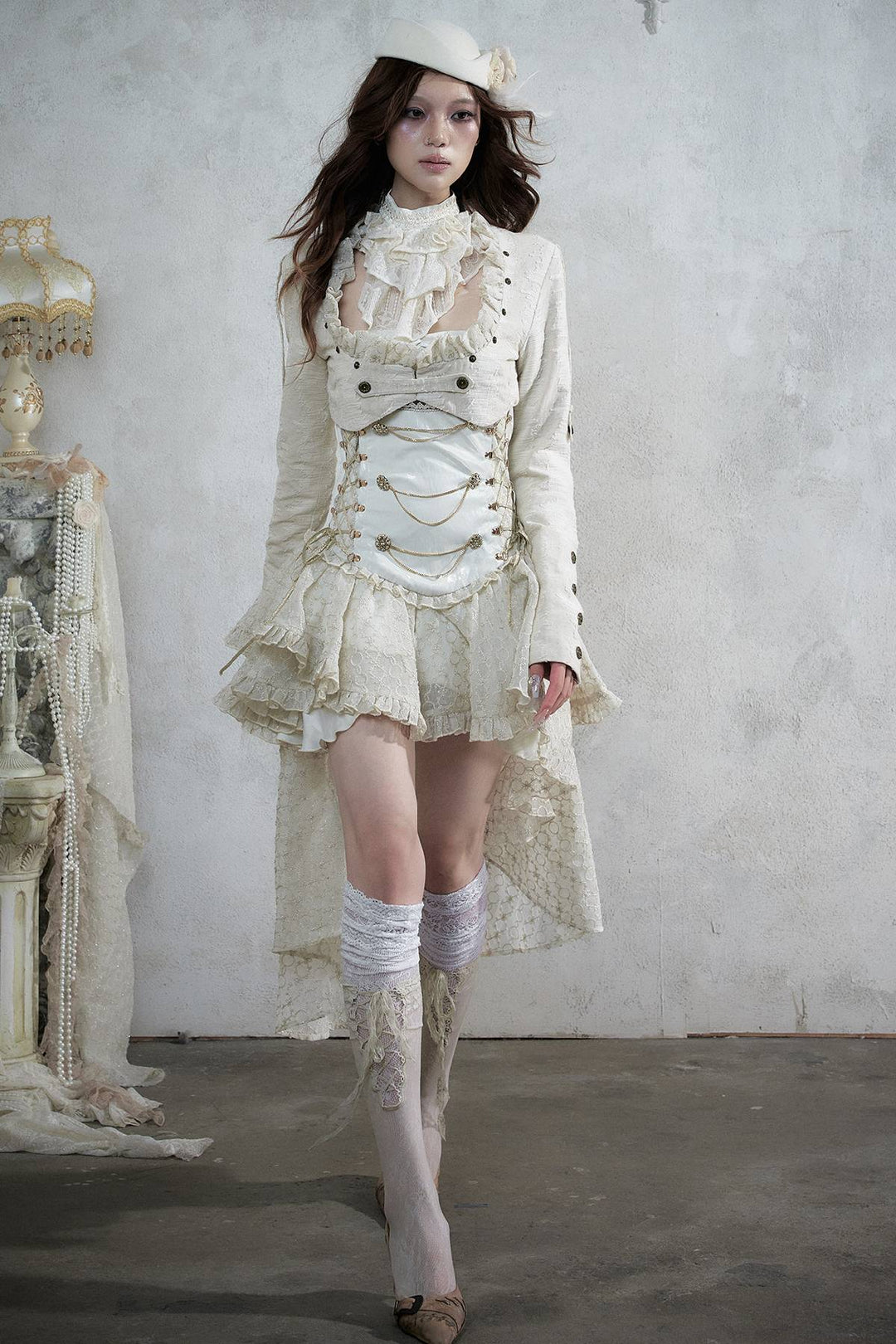 Cropped bolero-style jacket