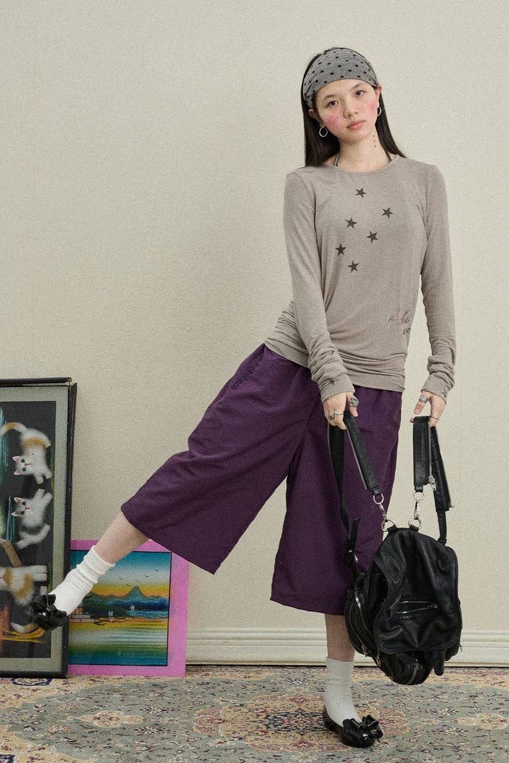 Star Line Long Sleeve Top