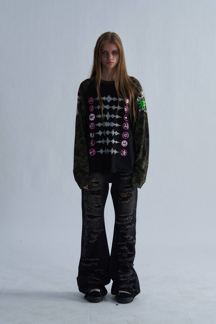 No Signal Camo Longsleeve