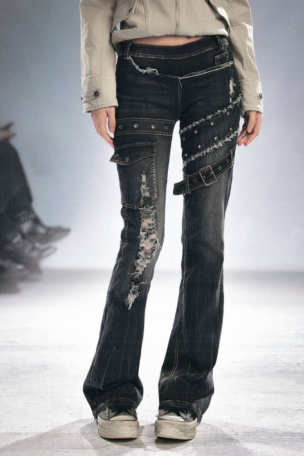 Roxy Grunge Flare Jeans