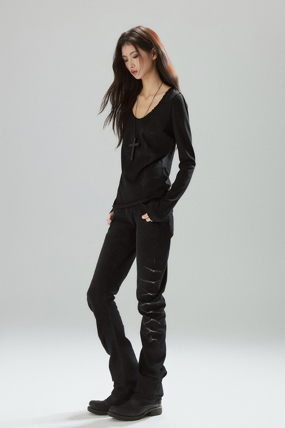 Vena Cross Print Shirt