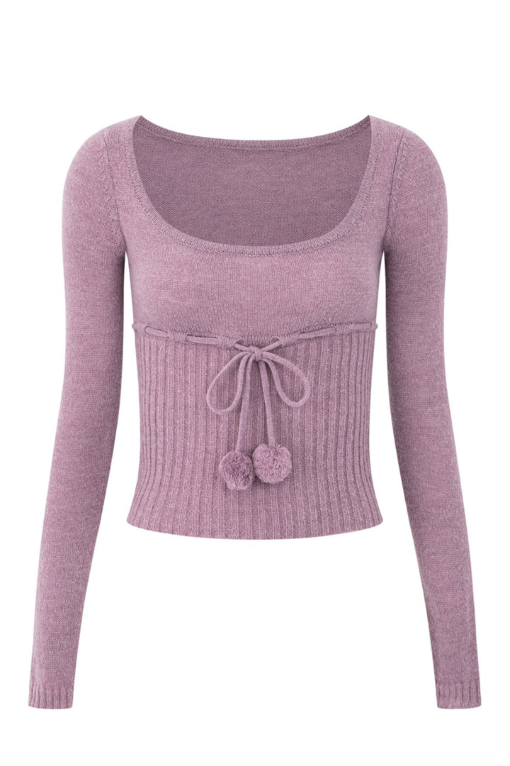 Lily Drawstring Knit Top