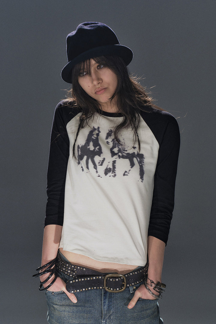 Wild Horse Raglan Shirt