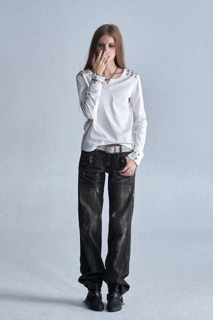 Studded Long Sleeve