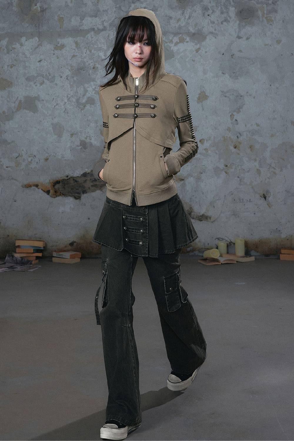 Washed Utility Cargo Pants