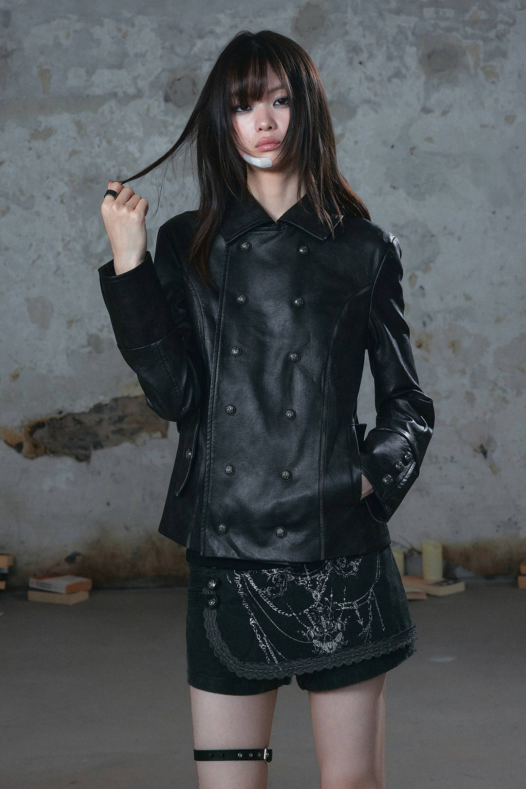 Cape Detail Jacket