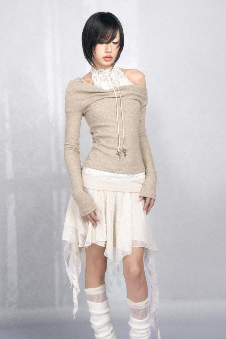 Clara Halter Knit Top