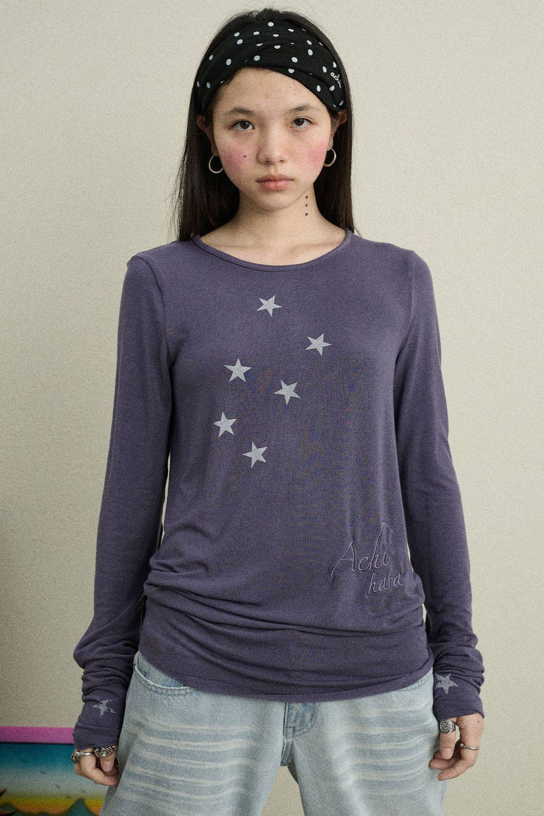 Star Line Long Sleeve Top