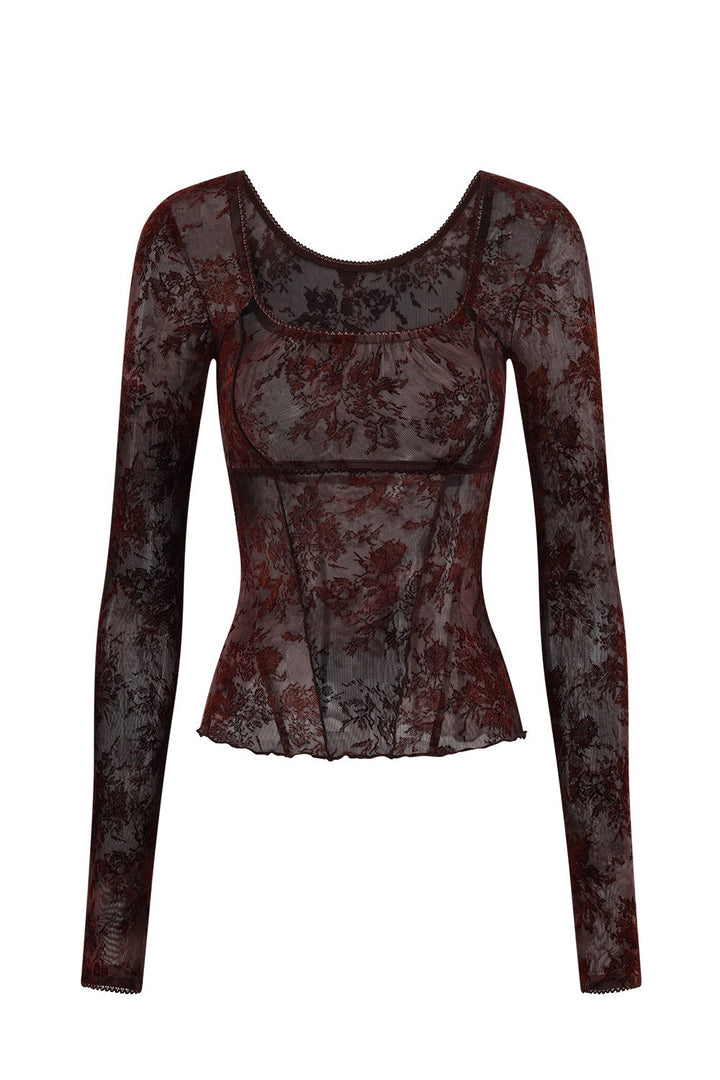 Ella Sheer Lace Top