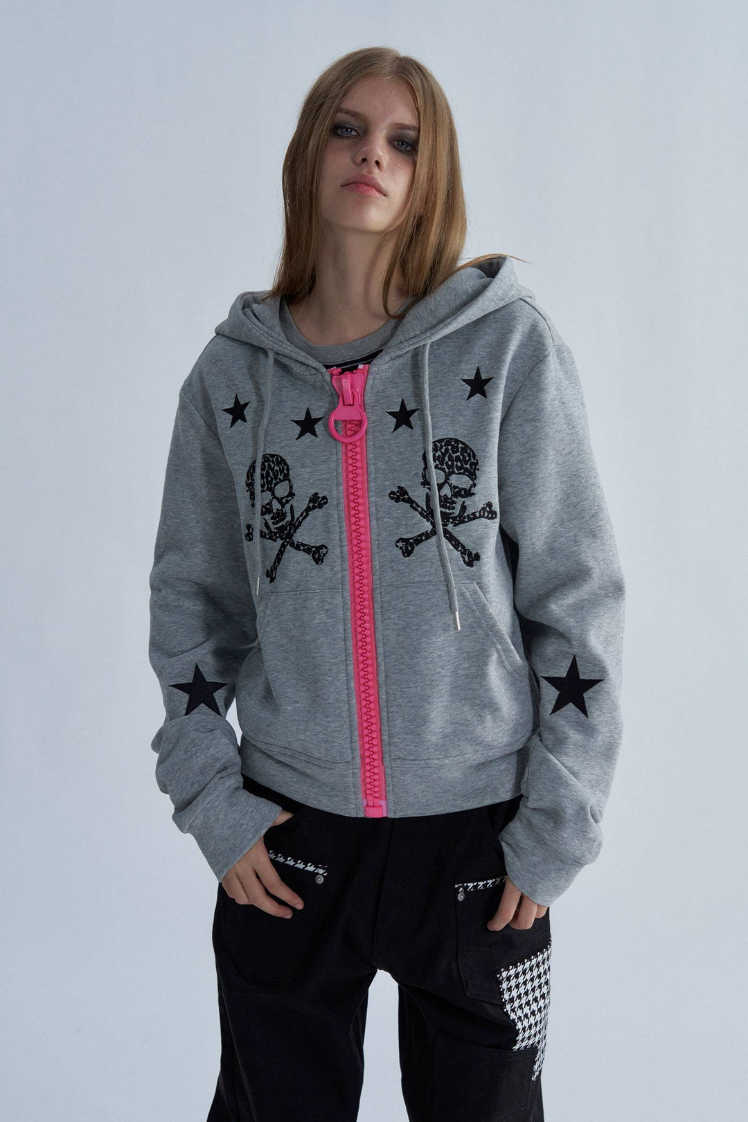 Deadstar Skull Zip Hoodie