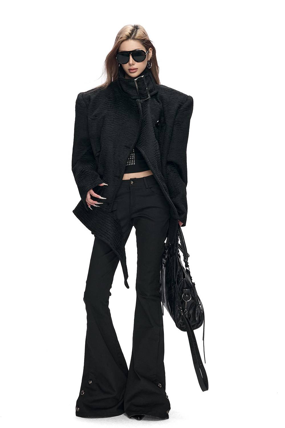 Low Rise Flare Pants