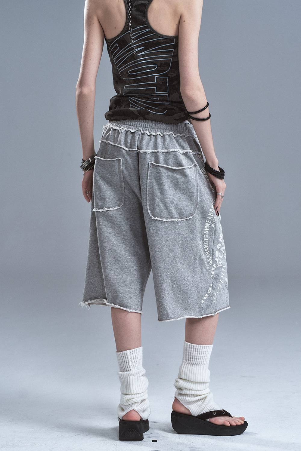 Heather Grey Culottes