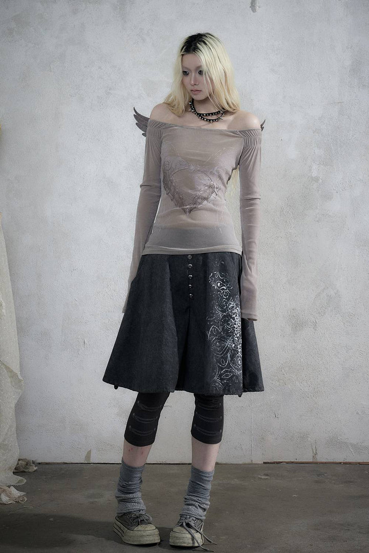 Angel Wing Long Sleeve