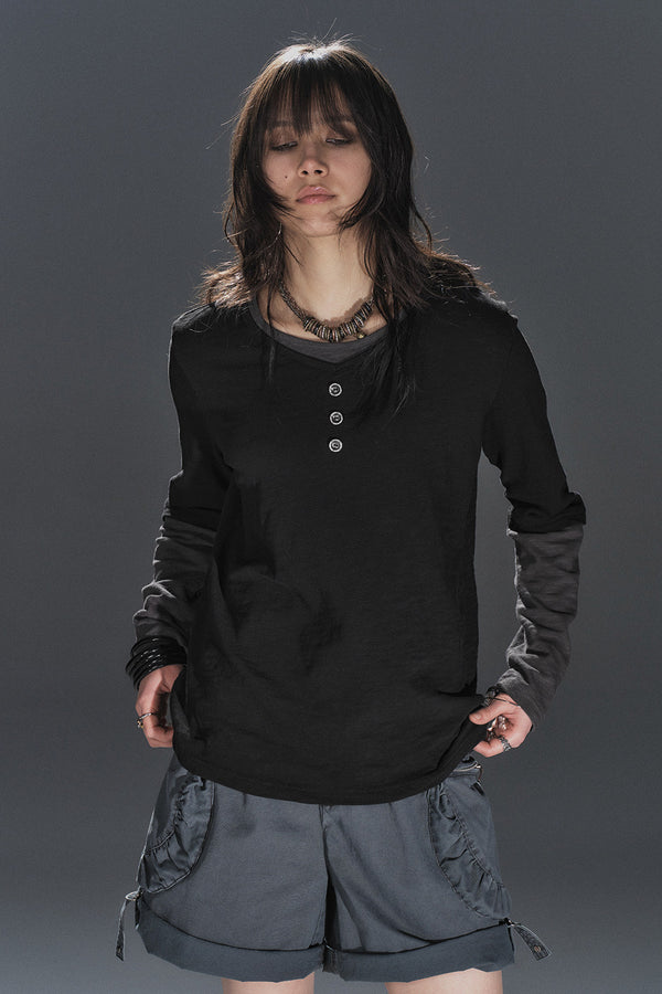 Kyra Layered Shadow Shirt