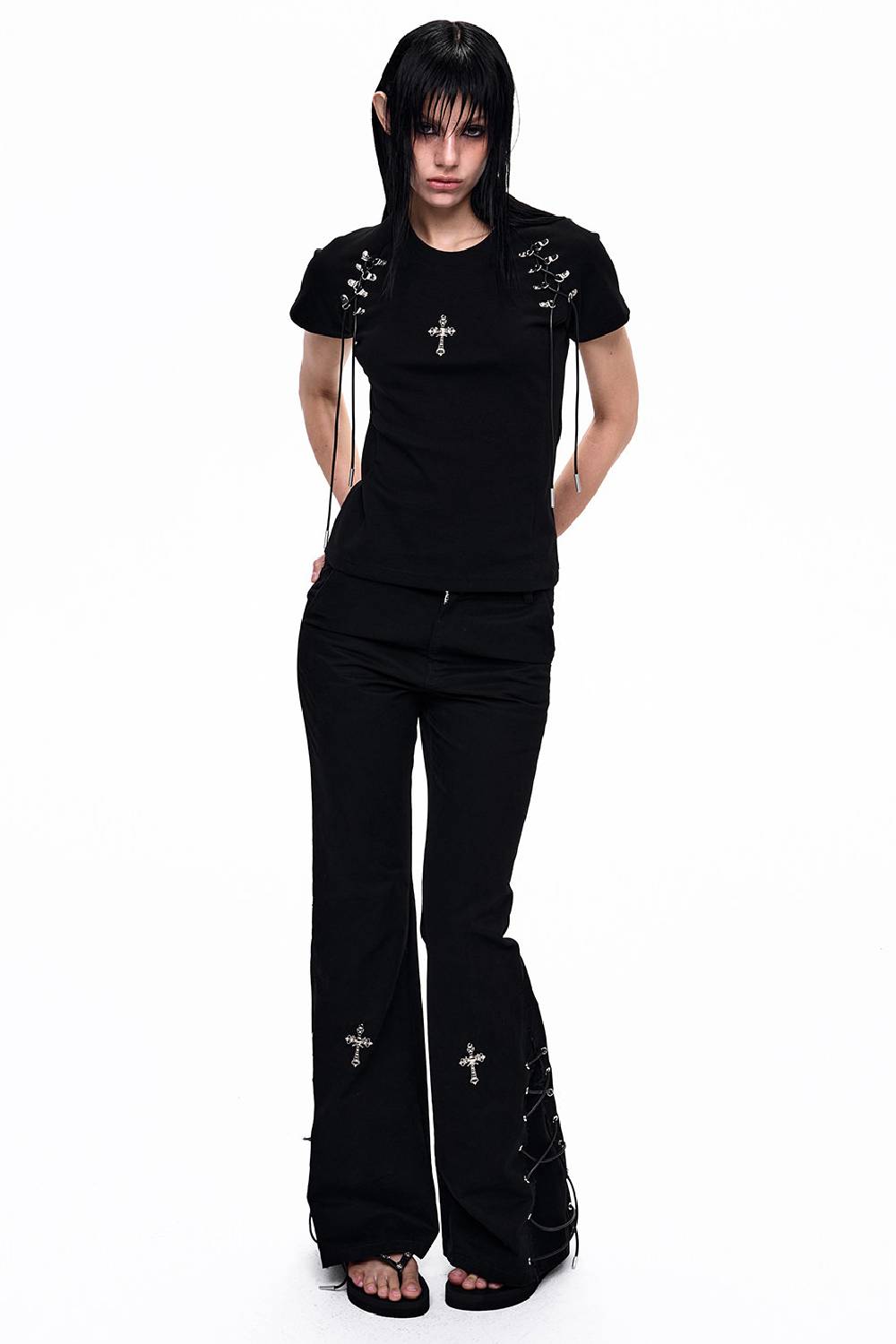 Cross Hardware Fitted Tee