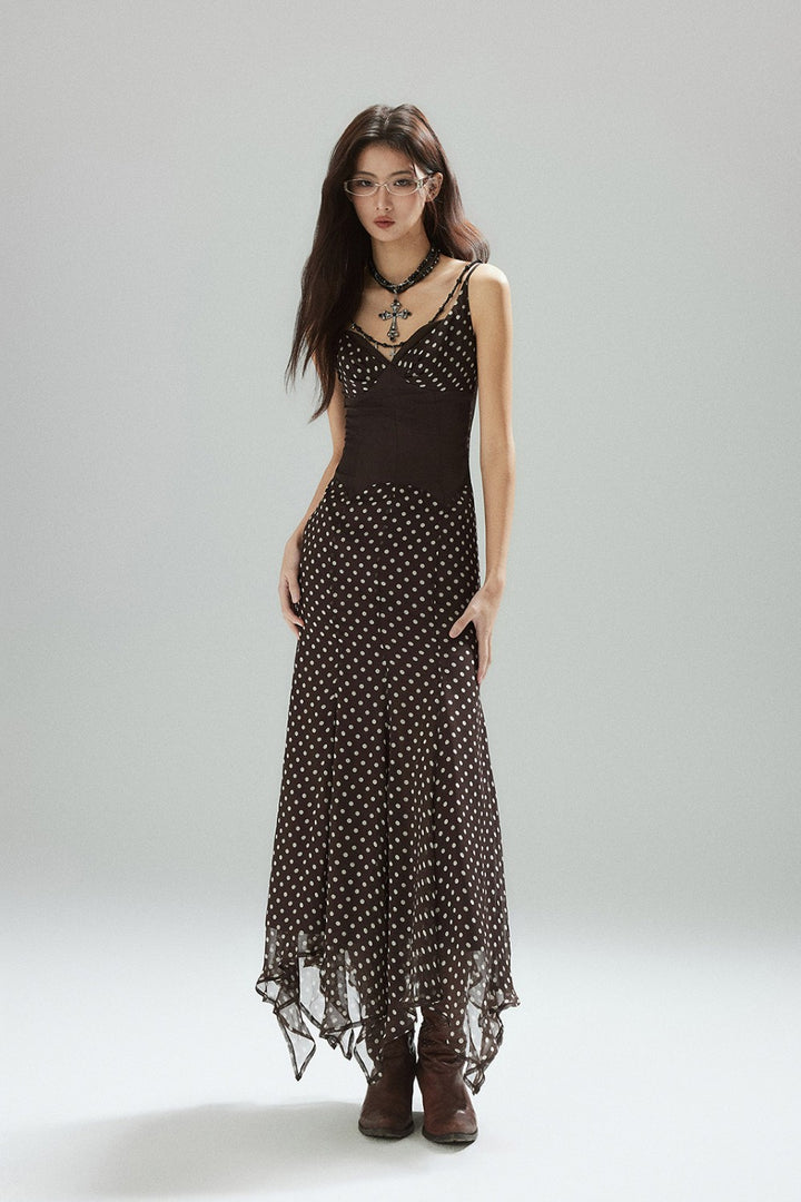 Polka Dot Slip Dress