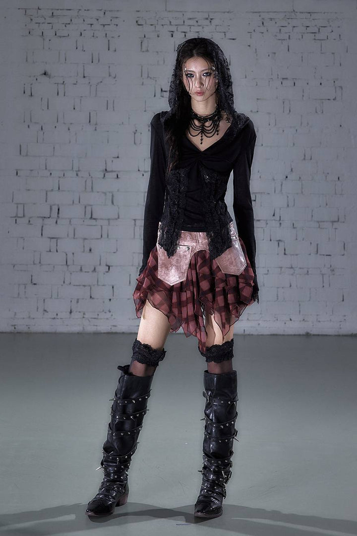 Layered Relic Mini Skirt