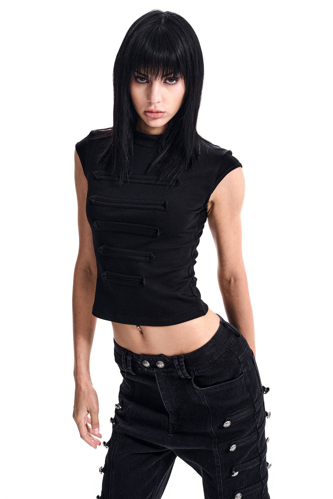 Fitted Loop Detail Top