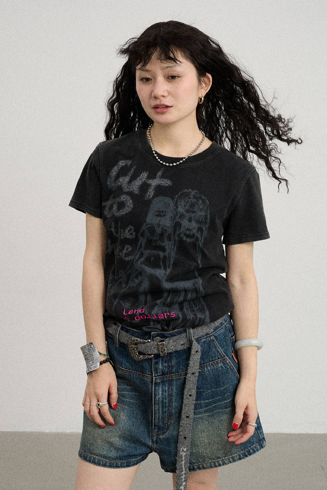 Faded Replay Girl Tee