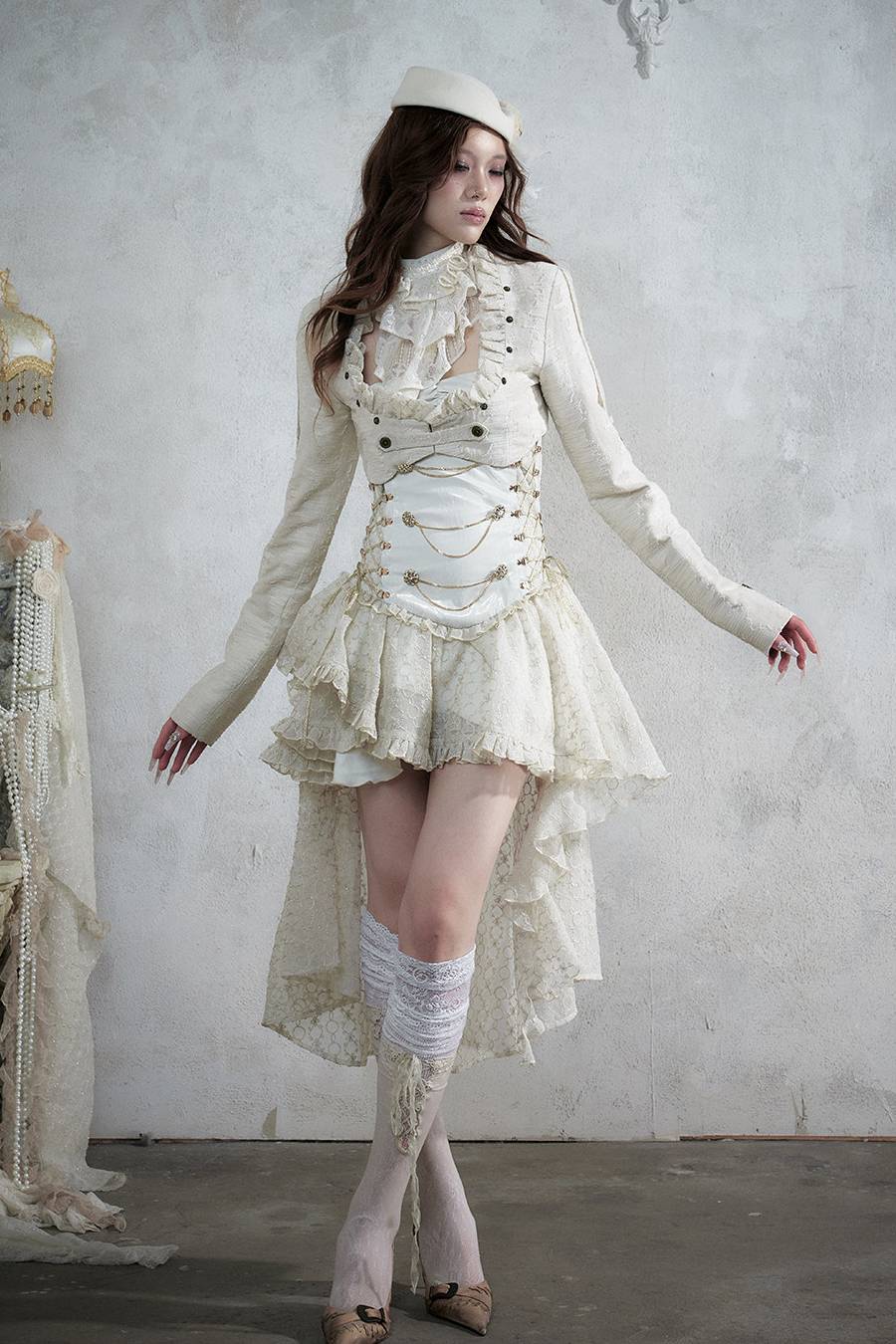 Cropped bolero-style jacket