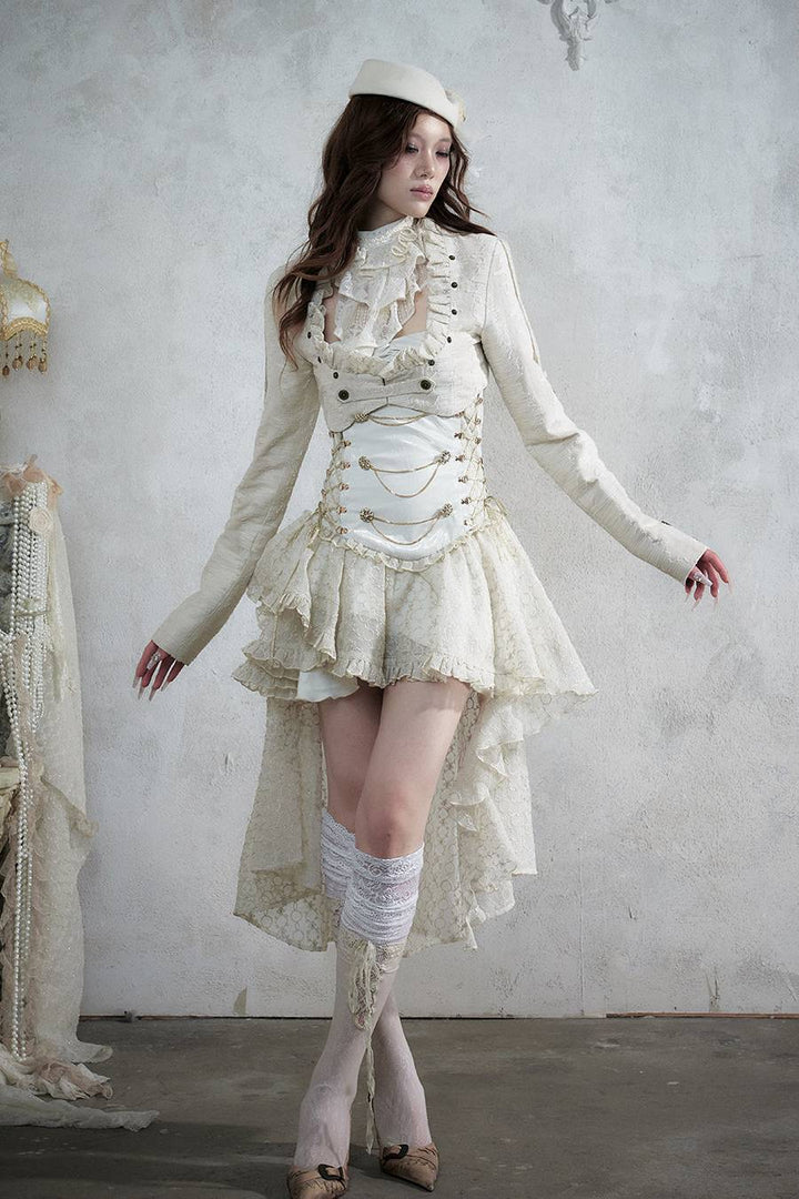 Cropped bolero-style jacket