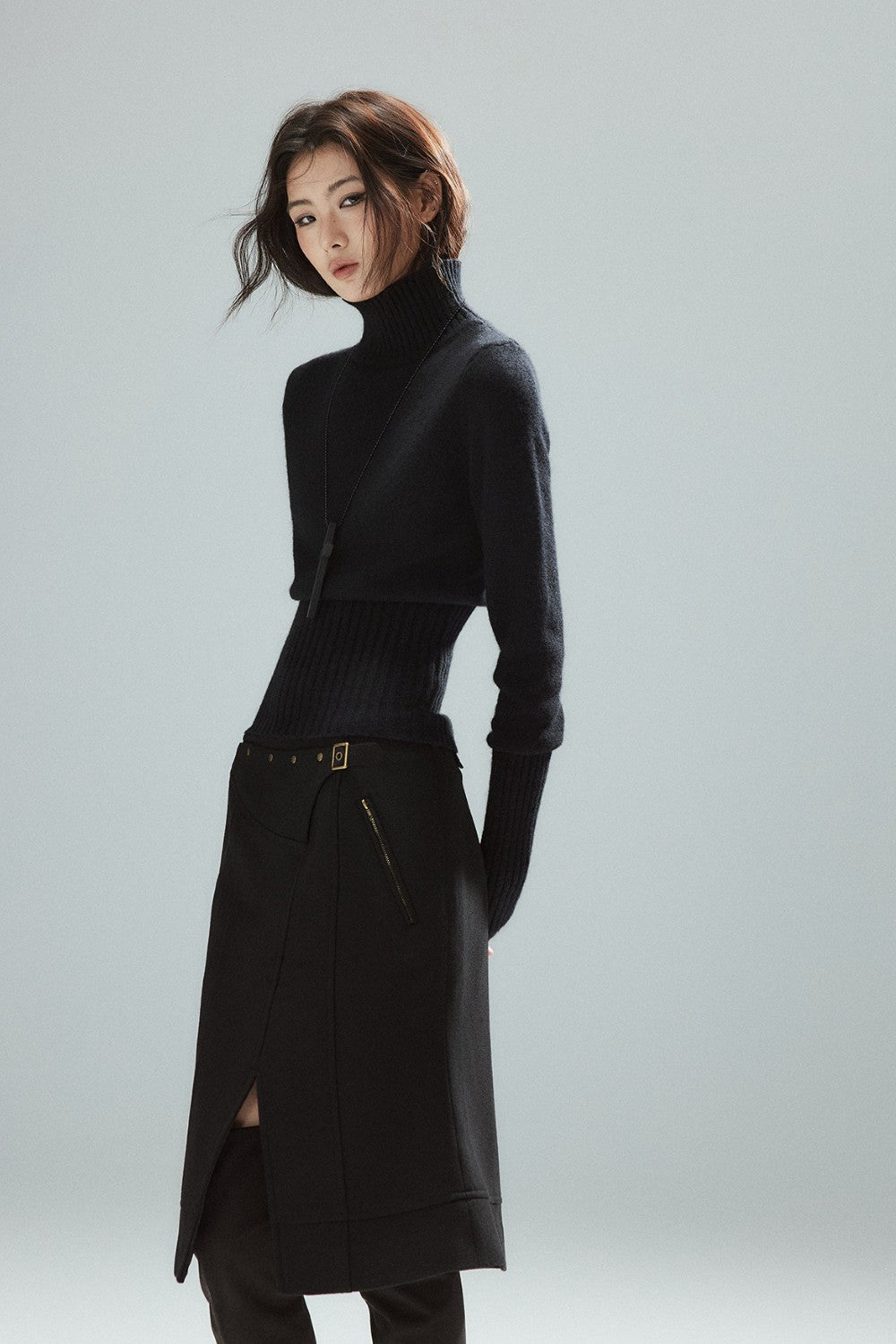 Elix Buckle Accent Skirt