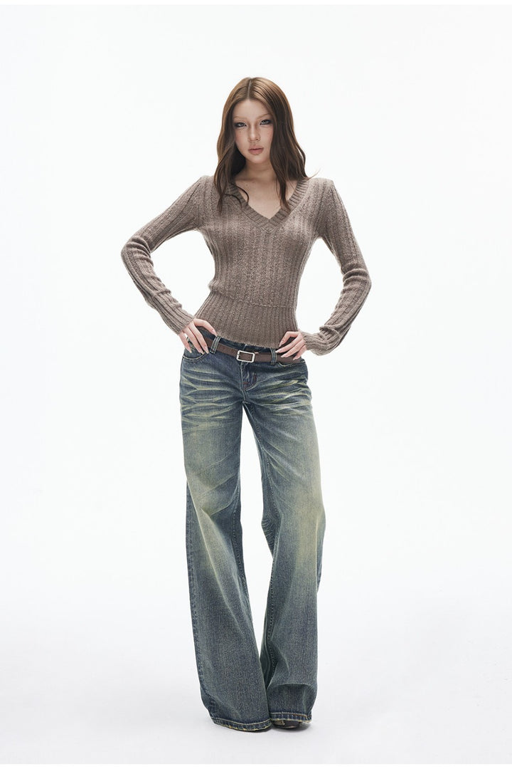 Jane Vintage Blue Jeans