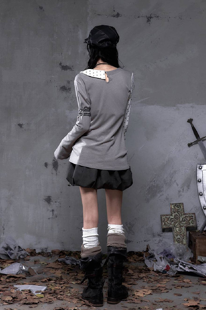 Starstripe Wrap Knit Top