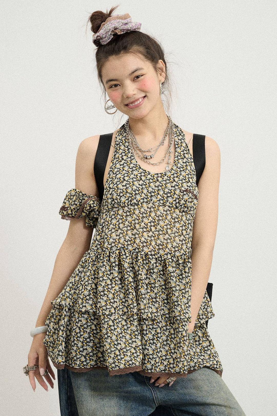 Blush Layer Halter Top