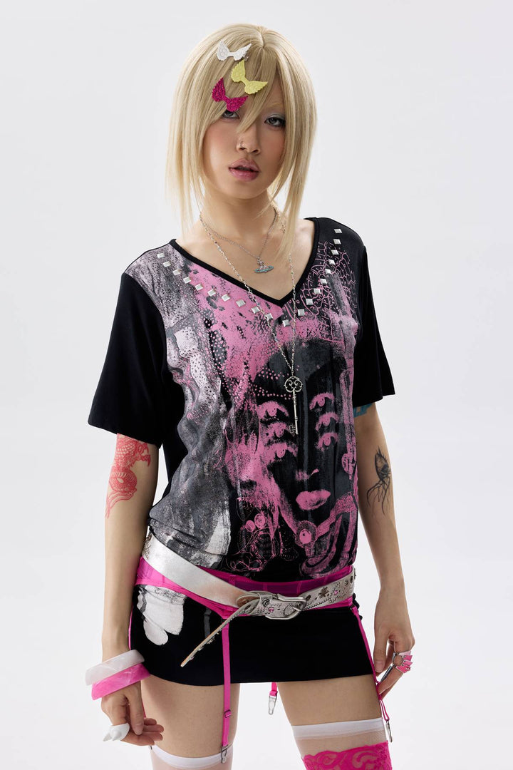 Two Way Graphic T-Shirt