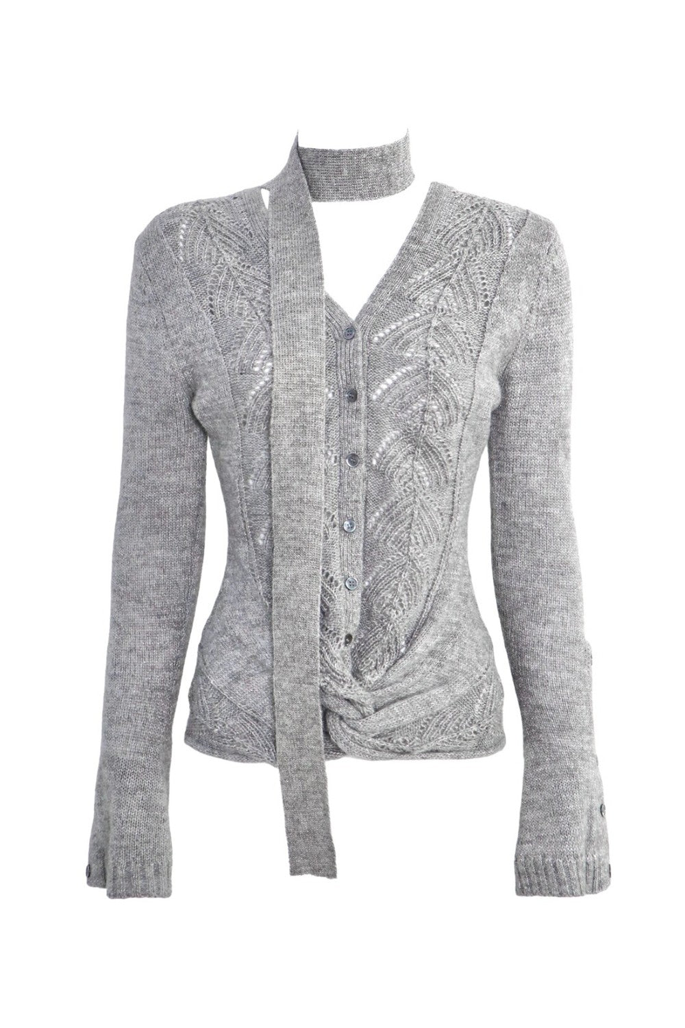 Elara V-Neck Knit Sweater