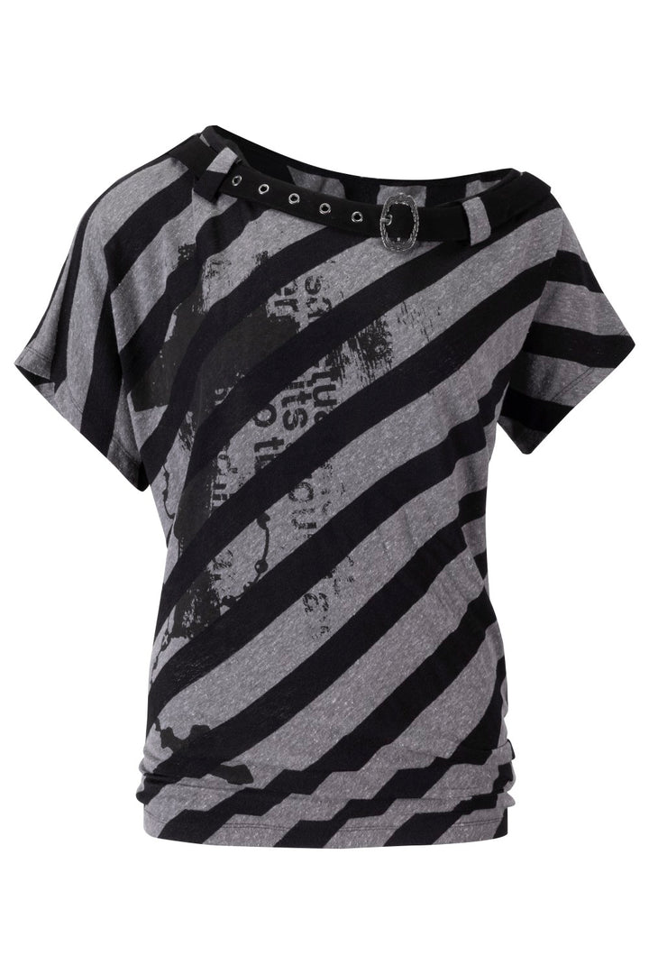 Vina Batwing Striped Shirt