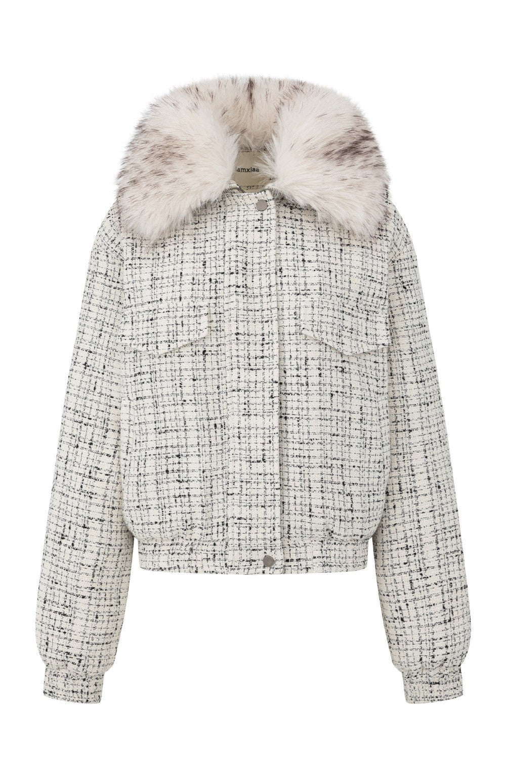 Chloe Snowlite Tweed Coat