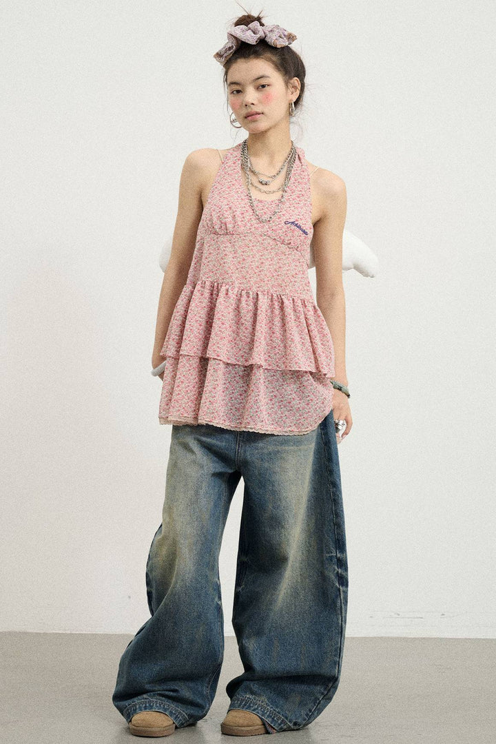 Blush Layer Halter Top