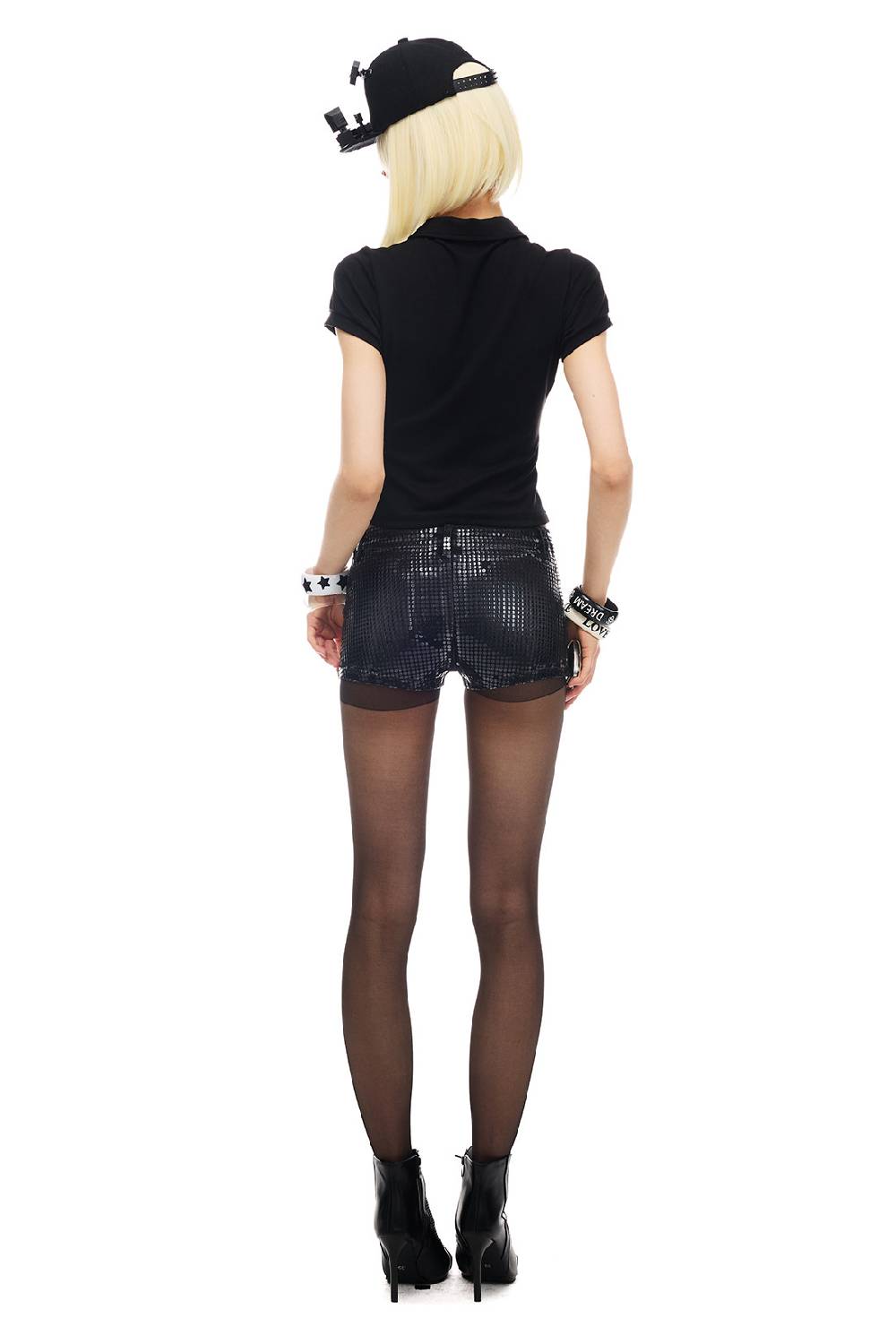 Low Rise Sequin Shorts