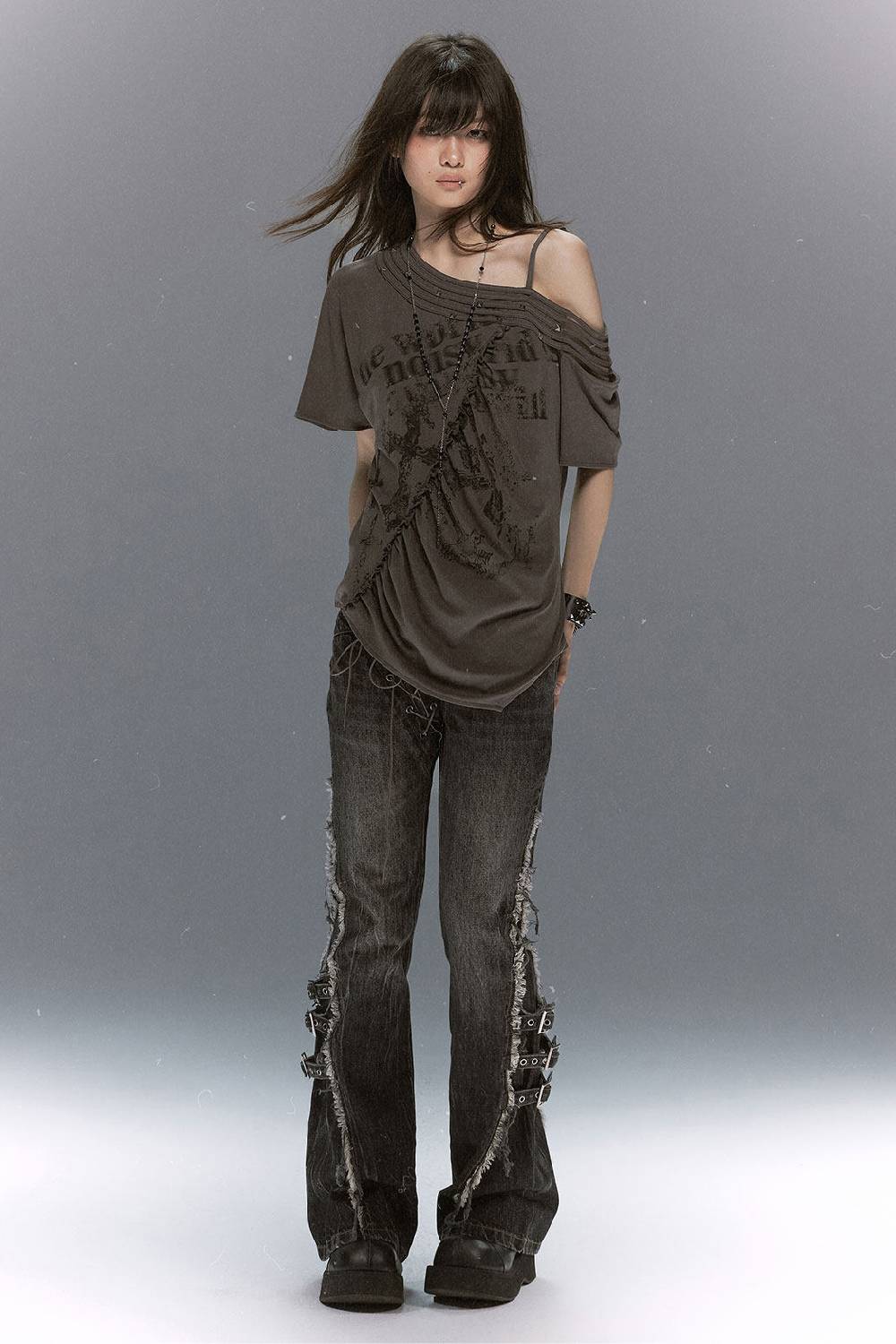 Grunge Drape Graphic Tee