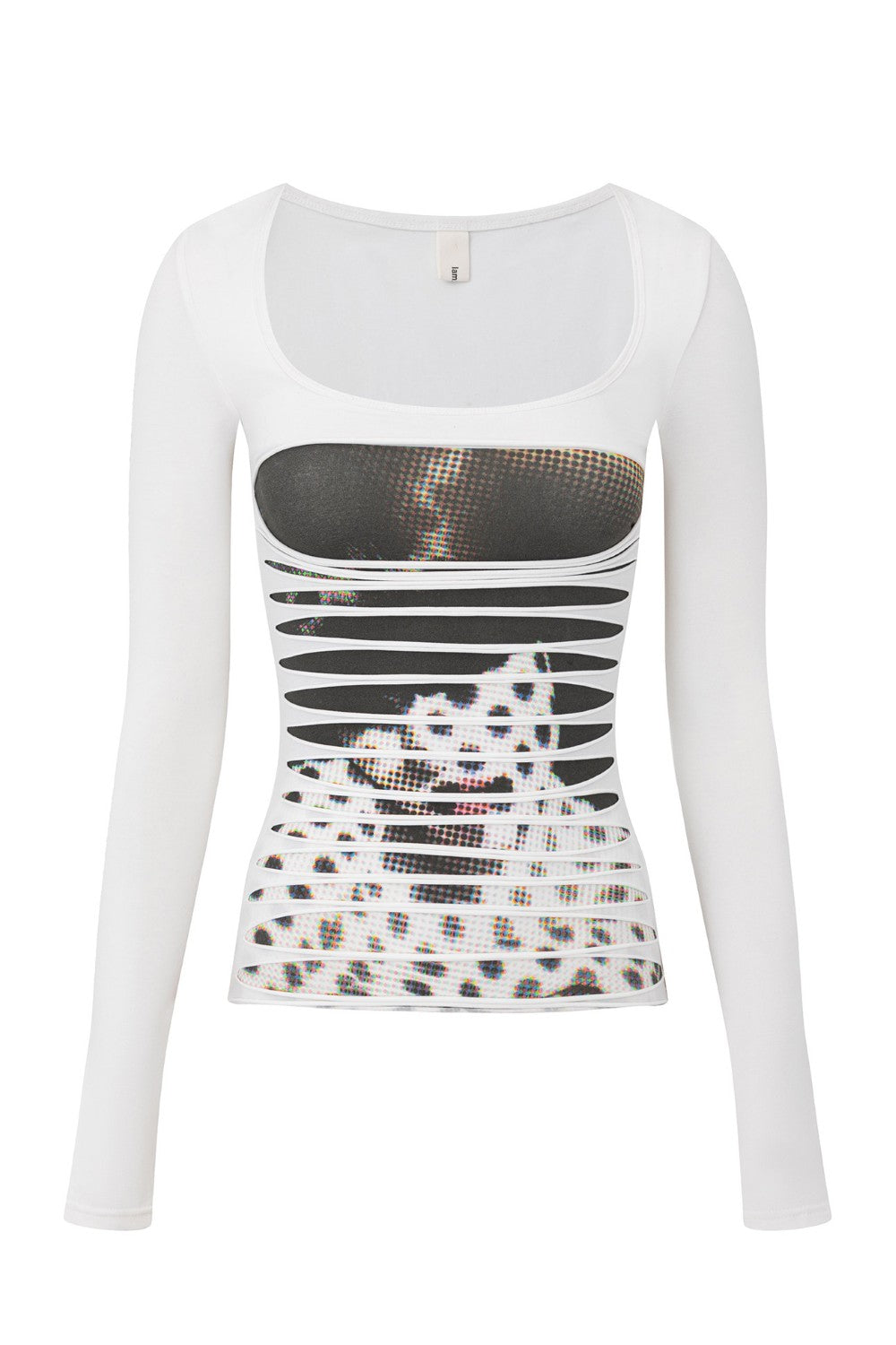 Sloane Cutout Print Top