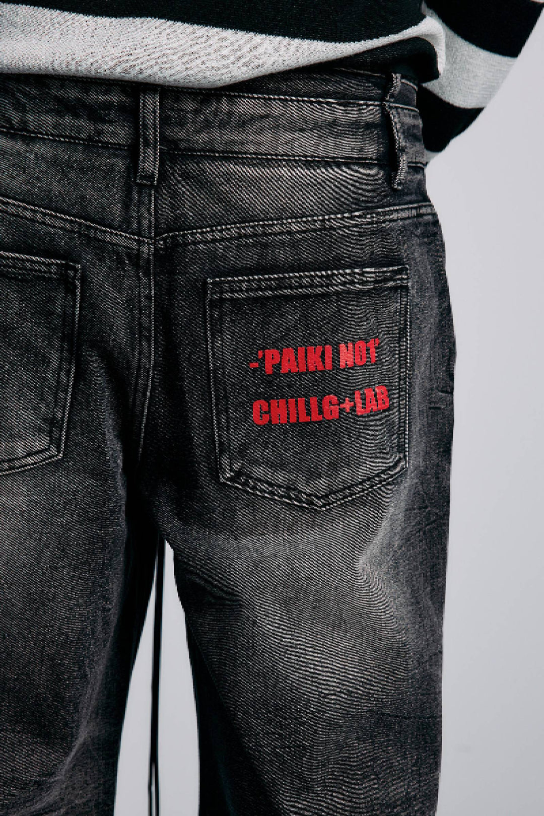 Washed Redline Jeans