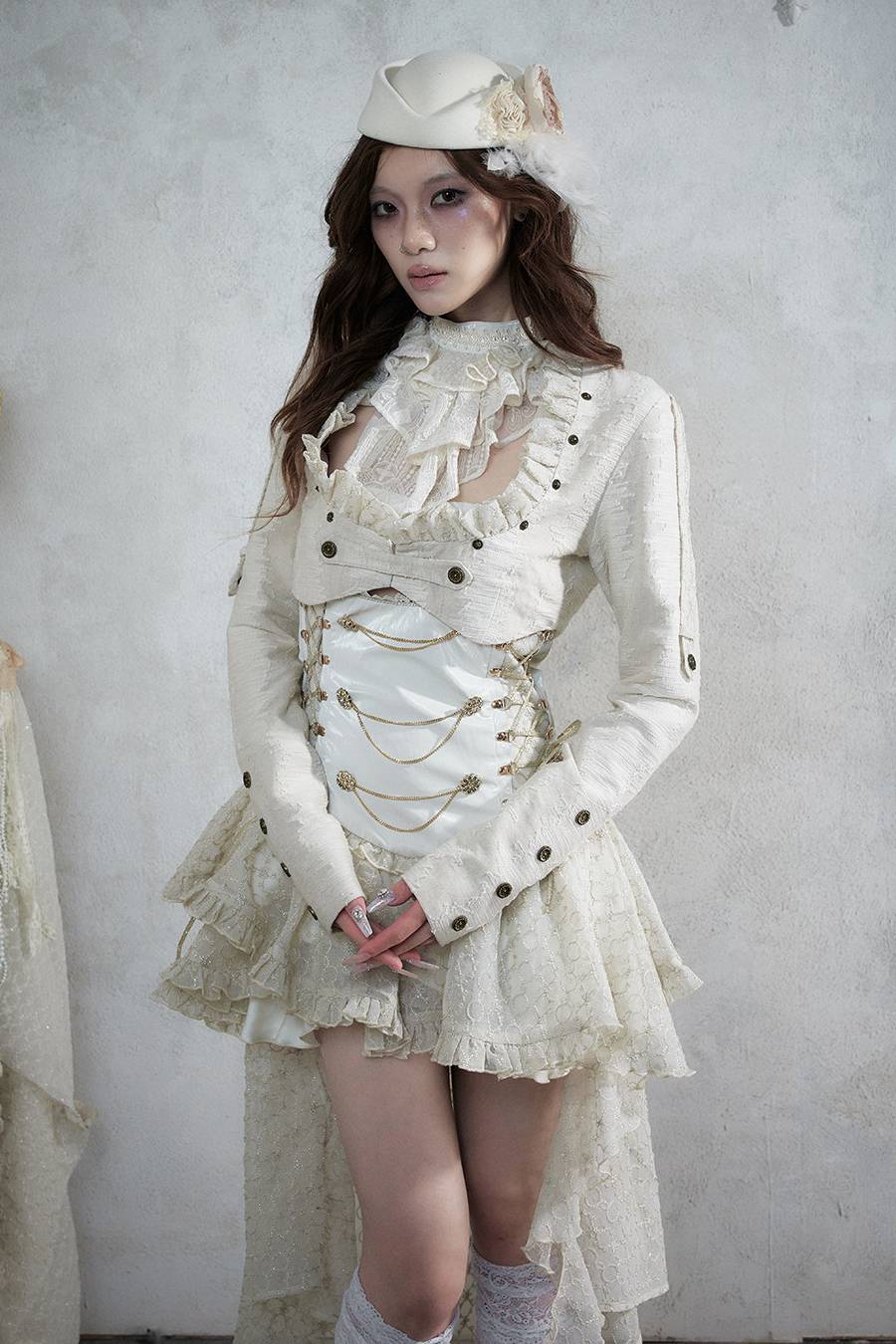 Cropped bolero-style jacket