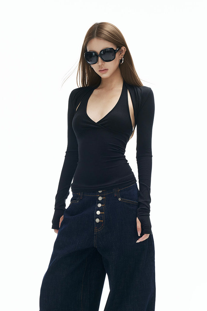 Nora Halter Knit Set