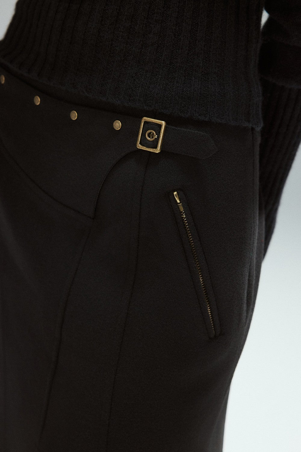 Elix Buckle Accent Skirt