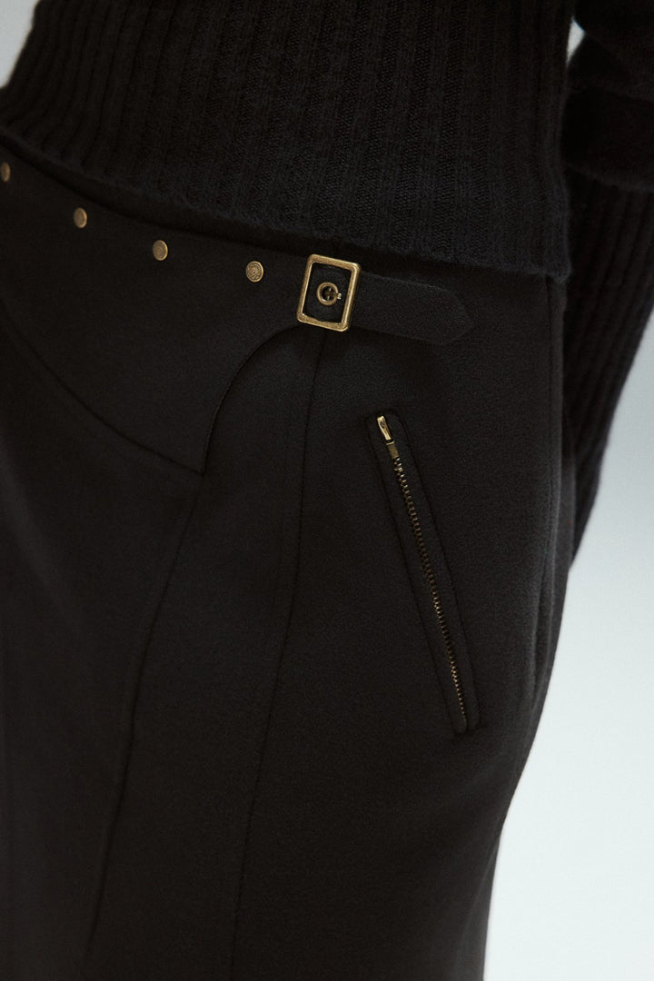 Elix Buckle Accent Skirt
