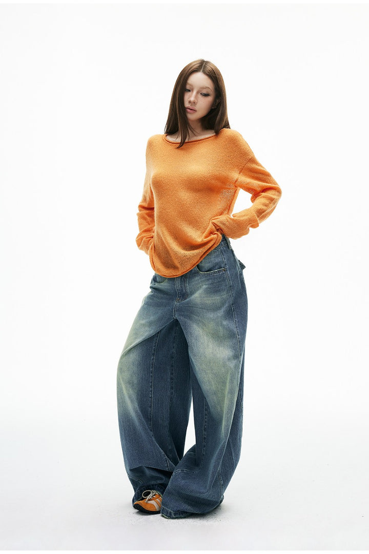 June Slouchy Sheer Top