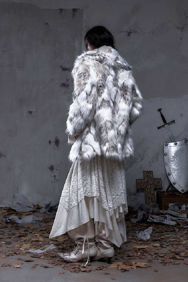 Ivory Relic Fur Coat